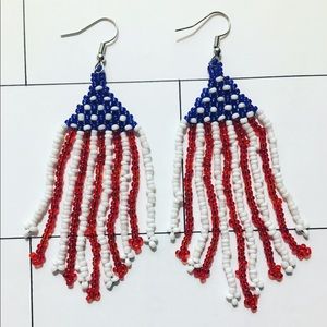 American Flag Earrings